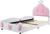 MODFU Kinderbett Polsterbett 90×200 cm mit Kopfteil in Produktbild-Vorschau 6