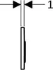 GEBERIT Betätigungsplatte Omega 20 Platte weiß glänzend / Produktbild-Vorschau 7