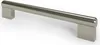 A metal cabinet handle on a white background. Produktbild-Vorschau