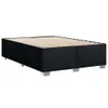 vidaXL Bettgestell ohne Matratze Schwarz 140x190 cm Stoff Produktbild-Vorschau 6