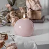 Runde LED-Kerze ,Flamme Shine', kugelförmig, hochglänzend, Produktbild-Vorschau 2