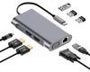 MMOBIEL USB-C zu Dual HDMI Hub - 8-in-1 USB-Hub & 100W PD Produktbild-Vorschau 1