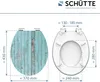 SCHÜTTE WC sedátko BLUE WOOD HG s dřevěným jádrem z MDF, Náhled obrázku produktu 7