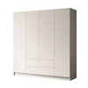 A beige wardrobe with four doors and two drawers, shown against a white background. Náhled obrázku produktu