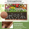 COSTWAY Jardinière, treillis, treille et trou de drainage, Voir les images du produit 9