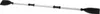 A black and white kayak paddle is shown against a white background. Podgląd zdjęcia produktu