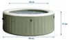 INTEX 28426NP Whirlpool PureSPA Bubble olivgrün 196cm 4 Produktbild-Vorschau 9