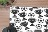 MuchoWow® Mauspad Mousepad Muster - Fußball - Pokal - Produktbild-Vorschau 2