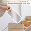 Auto-Sonnenblenden-Schminkspiegel,Schwarz mit vierseitiger Produktbild-Vorschau 3