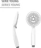 WENKO Soffione doccia YOUNG Bianco Ø 11 cm Doccia a mano Anteprima dell’immagine prodotto 2
