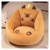 Pluche kinderfauteuil Capybara met eend bruin 50x45cm Productafbeelding-voorbeeld 3