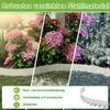 Collage showing hydrangeas in different weather conditions and a close-up of the product. Produktbild-Vorschau