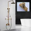 Pomme de douche - Style vintage - 2 types de jet - Laiton Voir les images du produit 3