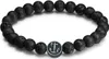 True Rebels Armband Anker Lava-Stein 21,0 Produktbild-Vorschau 1