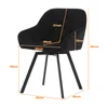 CLIPOP Chaise de salle à manger, set de 2 chaises Voir les images du produit 2