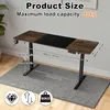 JOIEYOU 160x60cm Biurko Biurko z organizerem kabli i Podgląd zdjęcia produktu 2