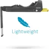 A car seat base with a feather icon and text. Náhled obrázku produktu