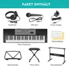 Zimilo Keyboard 61 Tasten mit Leuchttasten, Ständer, Produktbild-Vorschau 7