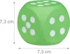 cubi di schiuma relaxdays verde, arancione, rosa , 6 pz. Anteprima dell’immagine prodotto 4