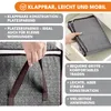 KRUMAD Faltbarer Wäschekorb 2 Stück 2x80L mit Deckel - Produktbild-Vorschau 4