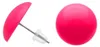 Runde Ohrstecker Ø ca. 16mm in der Farbe  - pink Produktbild-Vorschau 1