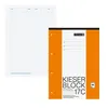 A product shot of lined paper and an orange notebook. Podgląd zdjęcia produktu