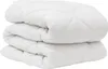 vidaXL Bettdecke mit Kissen 2 pcs Weiß Mikrofaser Produktbild-Vorschau 4