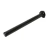 A black table leg with a mounting plate is shown against a white background. Podgląd zdjęcia produktu