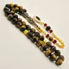 Tesbih Tespih TIGERAUGE KAPLANGÖZÜ Echter Stein Rosary Produktbild-Vorschau 6