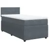 Boxspringbett mit Matratze Dunkelgrau 80x200 cm Samt Produktbild-Vorschau 3