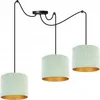 Elegante Spinnen-Hängelampe, Goldener Samt-Lampenschirm Produktbild-Vorschau 7