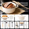 Brotbackset mit Gusseisentopf 4,6 L Ø 26 cm, emaillierter Produktbild-Vorschau 2