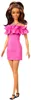 Barbie Fashionistas-Puppe mit pinkfarbenem Kleid mit Produktbild-Vorschau 1