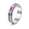 Eleganter Opal Optik Ring in Roségold und Silber Silber US7 Produktbild-Vorschau 2
