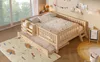 Lit plateforme en bois 140 x 200 cm : lit d'enfant et lit Voir les images du produit 7
