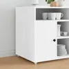 vidaXL Pevná kolečka 2 ks Bílá 42 x 11,5 x 29 mm Železo Náhled obrázku produktu 2