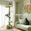 Arbre à chat PawHut à hauteur de plafond, 230-275 cm, avec Voir les images du produit 5