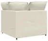 vidaXL Modulares Sofa Eckmodul mit Kissen Creme 100 cm Produktbild-Vorschau 5