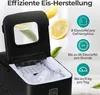 An ice maker with lemons and leaves in the background, highlighting its features. Produktbild-Vorschau