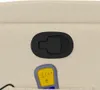 vidaXL Massagesessel Creme Stoff Produktbild-Vorschau 13