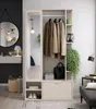 AX LIVING Garderobe Nemrut Beige mit Spiegel – Flurmöbel Produktbild-Vorschau 8