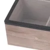 Koopman Teedose aus Holz mit Glasdeckel - 6 Fächer Produktbild-Vorschau 3