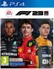 Cover art for the F1 23 video game for PlayStation 4, featuring three Formula 1 drivers. Produktbild-Vorschau