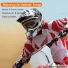 Integralhelm Kinnhalterung Backenhalter Motorradhelm Gurt Produktbild-Vorschau 2
