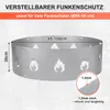 Faziango Funkenschutz, silberfarbene, zusammensetzbare Produktbild-Vorschau 2