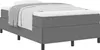 vidaXL Boxspringbett Hellgrau 120 x 200 cm Cordstoff Produktbild-Vorschau 1