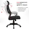 Bürostuhl mit Lordosenstütze im Netzstoff-Design Produktbild-Vorschau 4