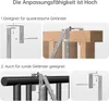 Balkonkraftwerk Halterung Solarhalterung 92-120cm für Produktbild-Vorschau 6