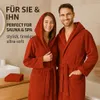 Bata de algodón Betz con capucha para hombre y mujer - Bata Vista previa de la imagen del producto 3