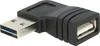 Adattatore USB DELOCK A -> A 90° St/Bu angolato Anteprima dell’immagine prodotto 1